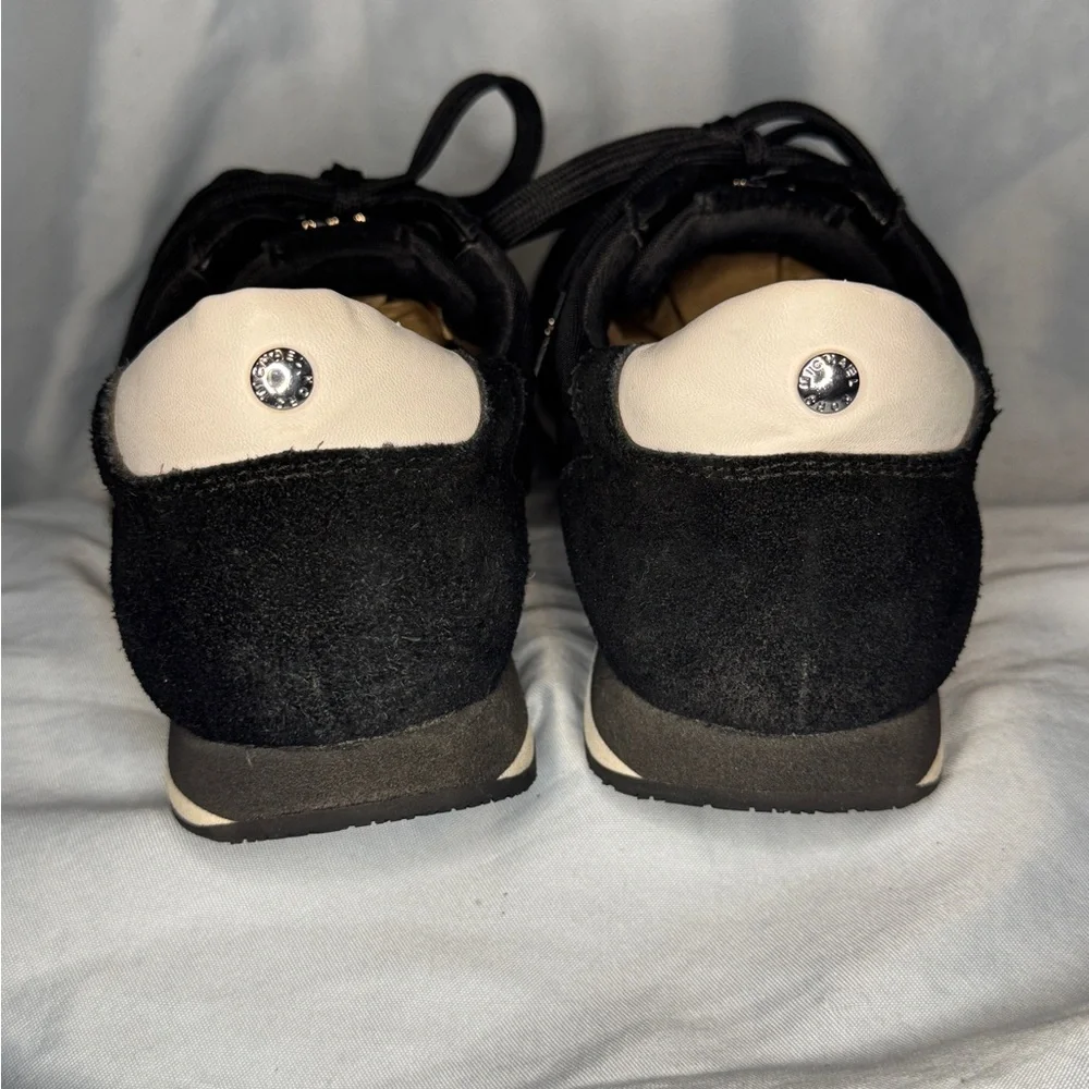 Michael Kors Black Nylon Suede Sneakers – Size 7M / 37